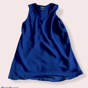 Work royal blue shirt